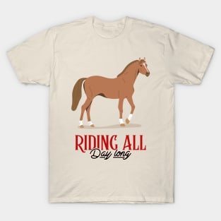 Horse Lover Horses Horse Riding Horse Rider T-Shirt